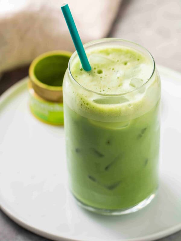 Starbucks iced matcha latte