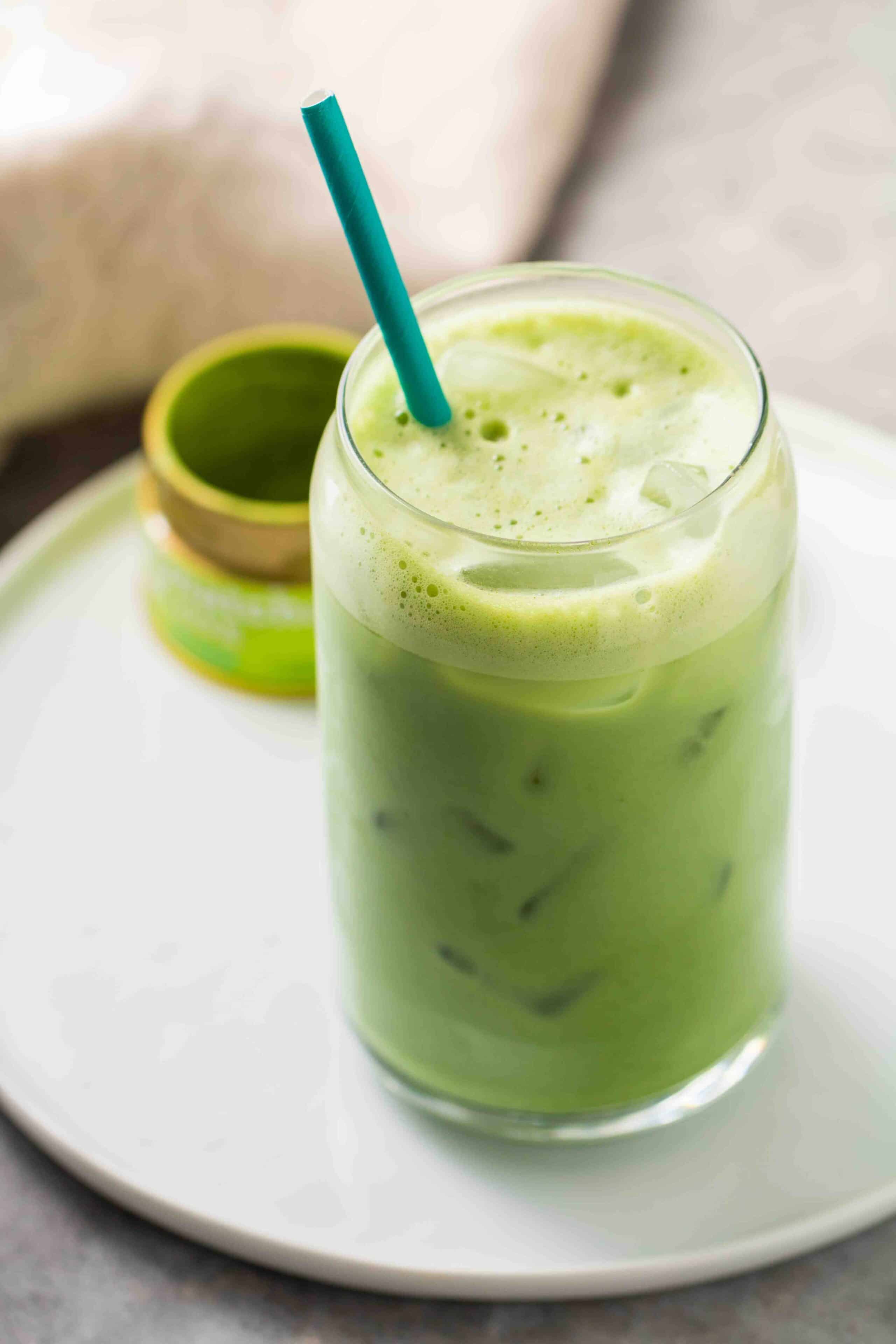 5-Minute Iced Green Tea Matcha Latte, Recipe