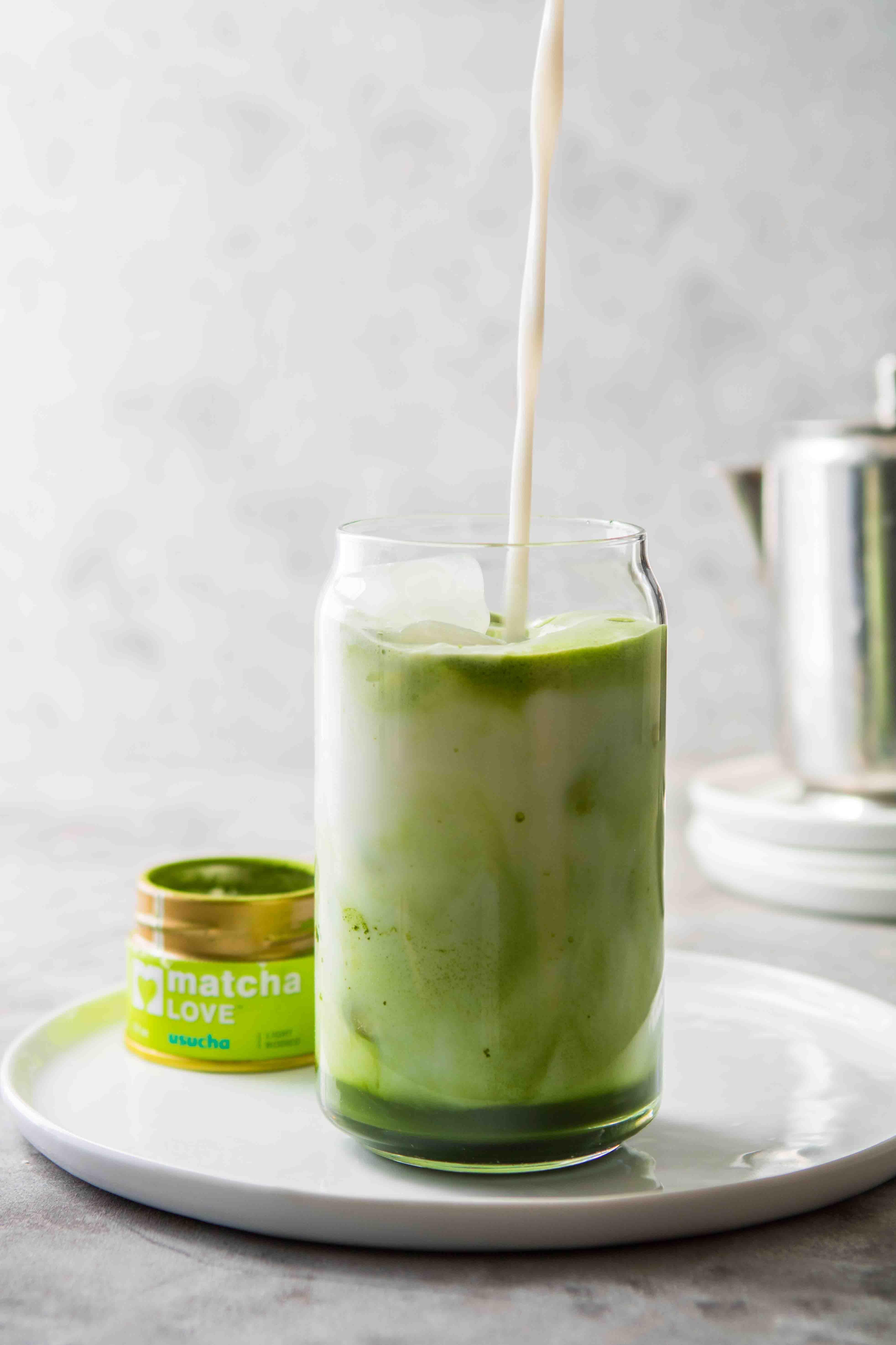 DIY Iced Matcha Green Tea Latte
