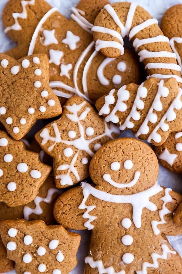 Soft ginger bread cookies for the holidays