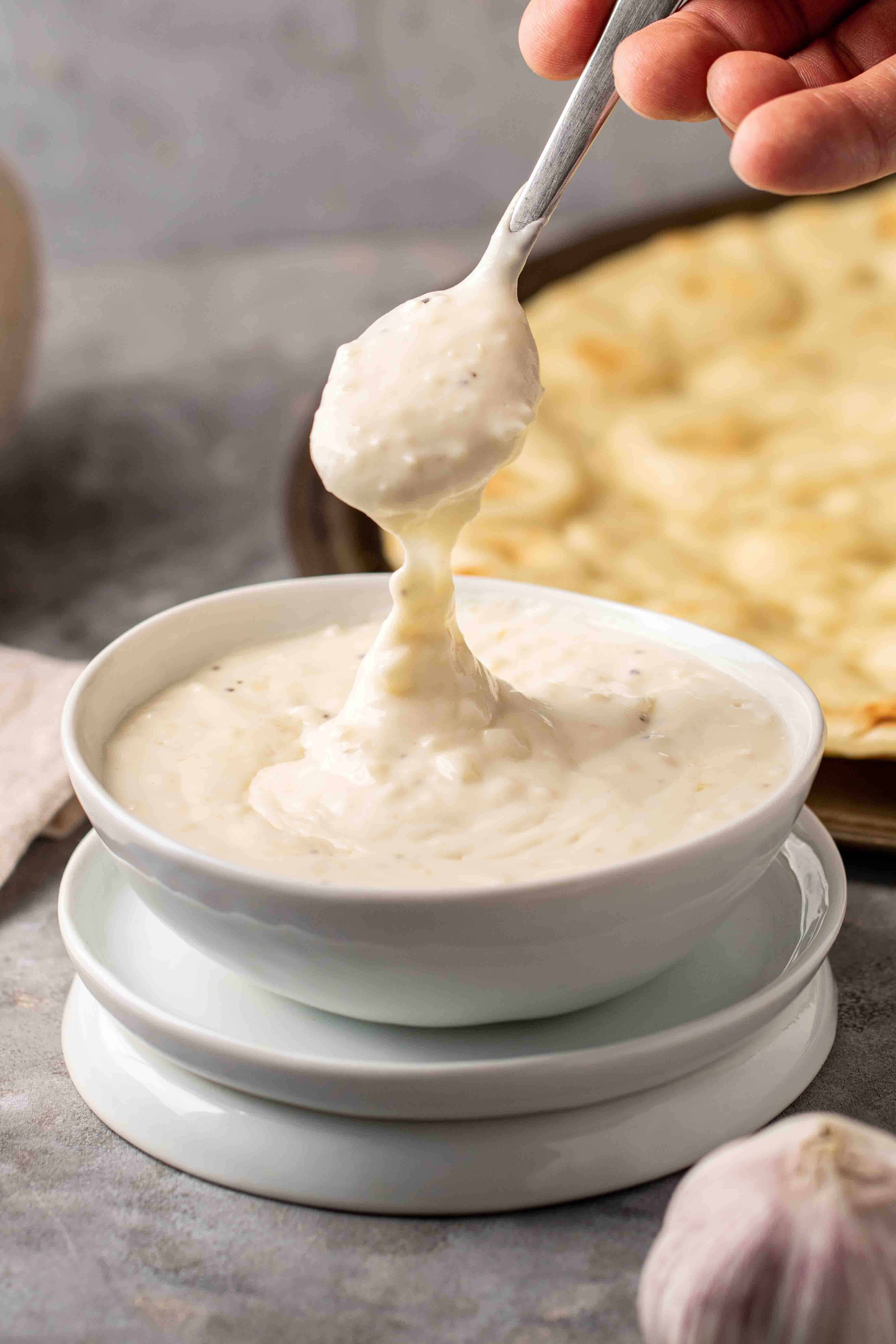 Creamy Garlic White Pizza Sauce | Lifestyle Of A Foodie