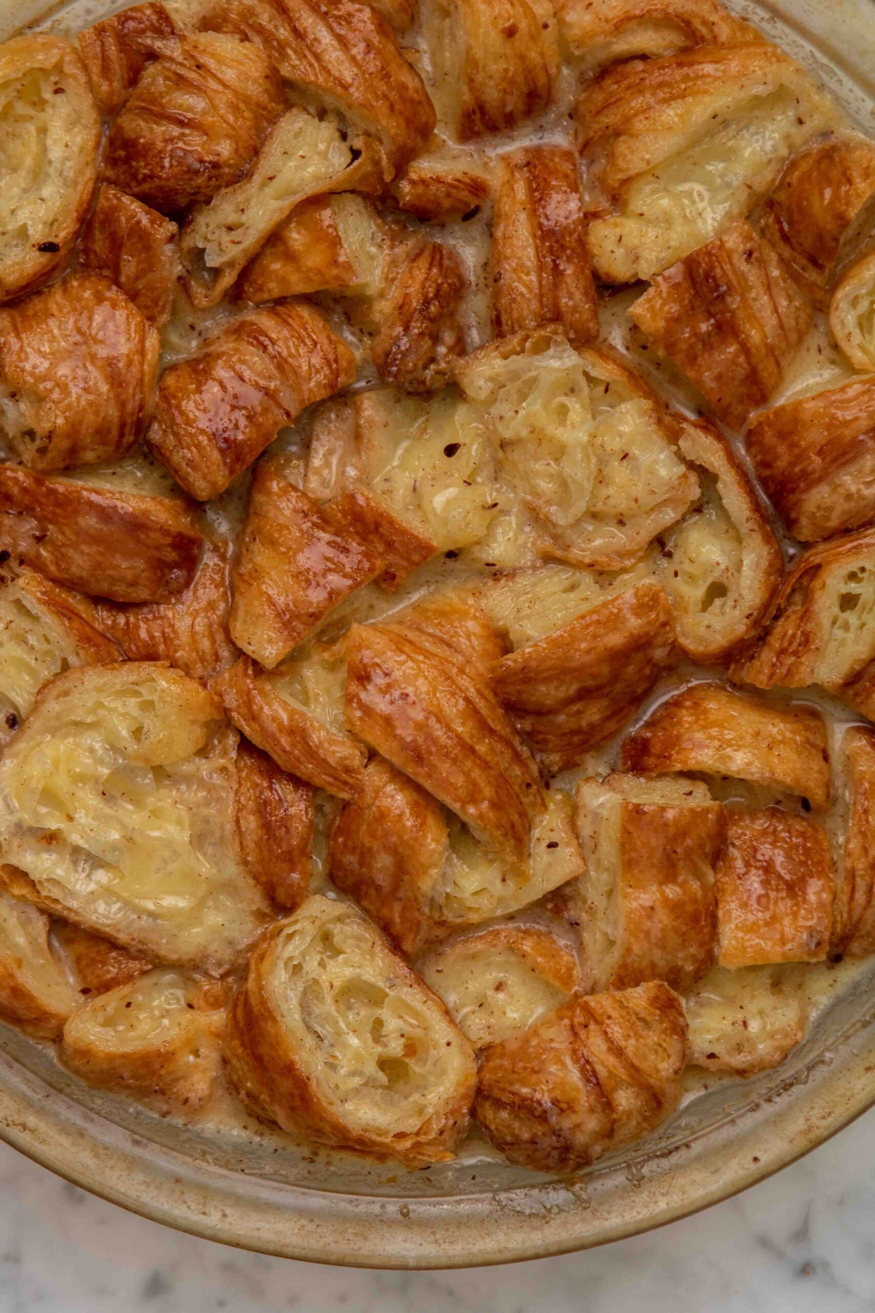 The Best Croissant french toast bake EVER! Lifestyle of a Foodie