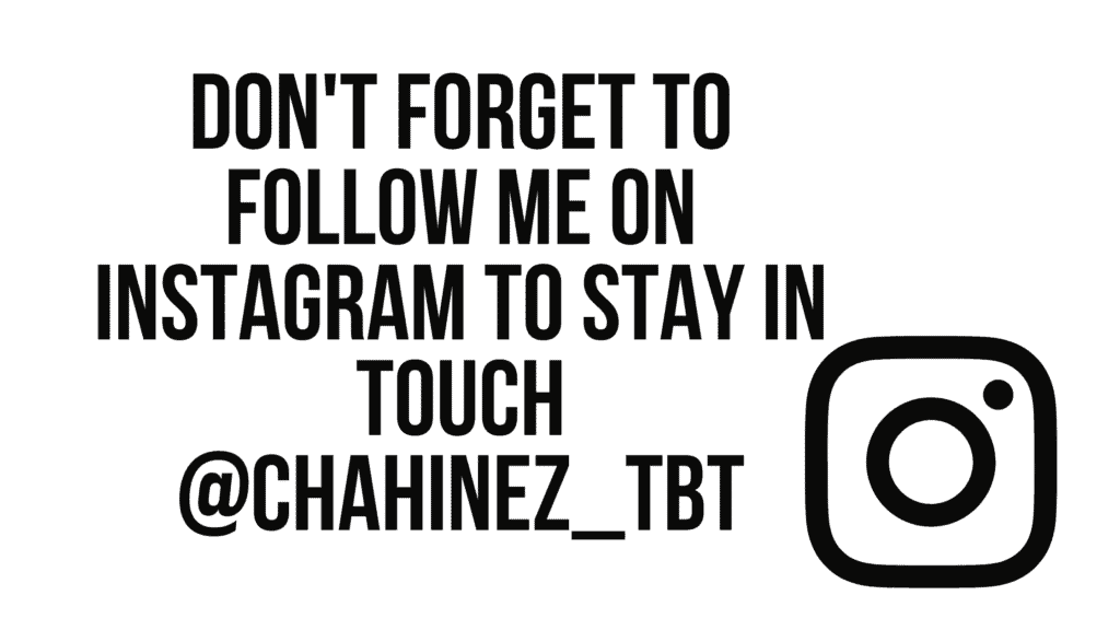 Follow me on Instagram