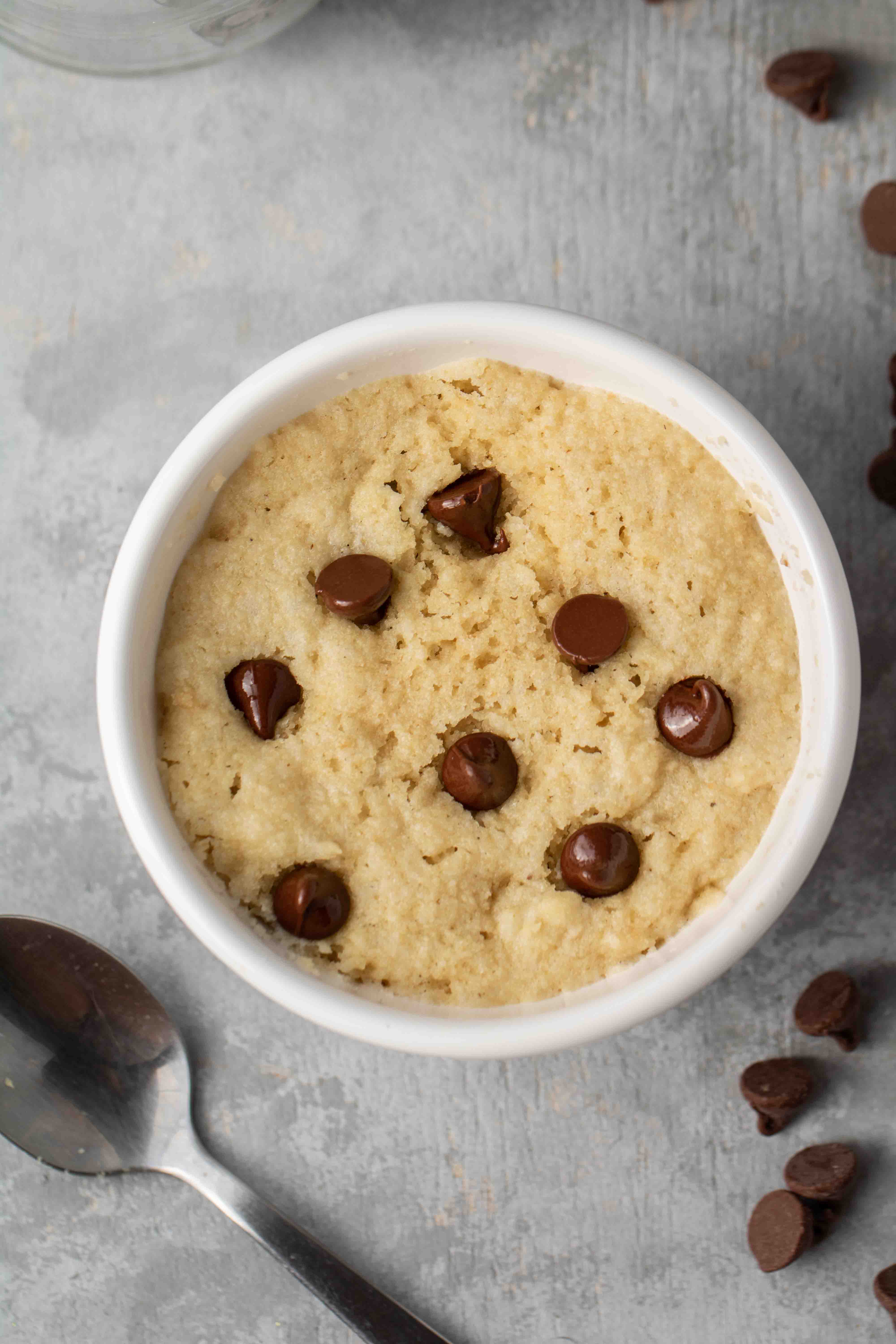 Healthy Chocolate chip Vegan Mug Cookie Lifestyle of a Foodie