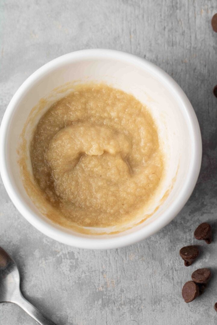 Healthy Chocolate chip Vegan Mug Cookie Lifestyle of a Foodie