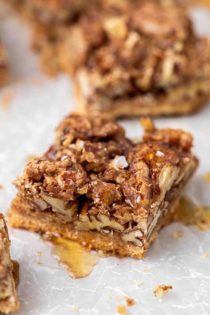 Glutenfree Healthy Pecan Pie Bars Lifestyle of a Foodie