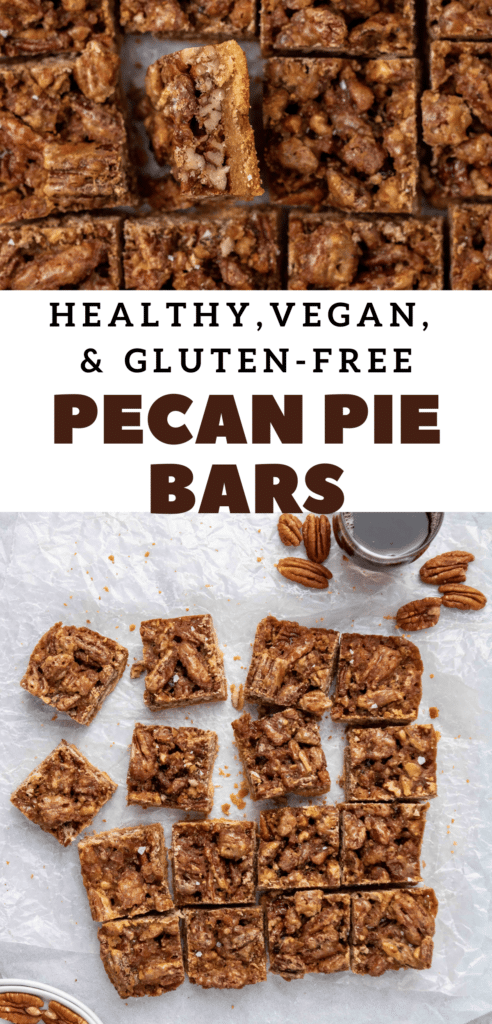 Pecan pie healthy bars