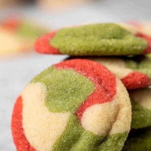 Marbled Christmas Sugar cookie recipe
