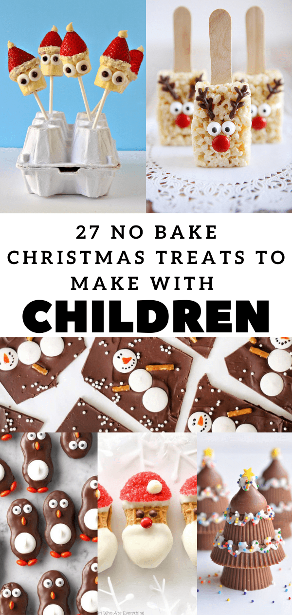 27 no bake Christmas treats to make with children
