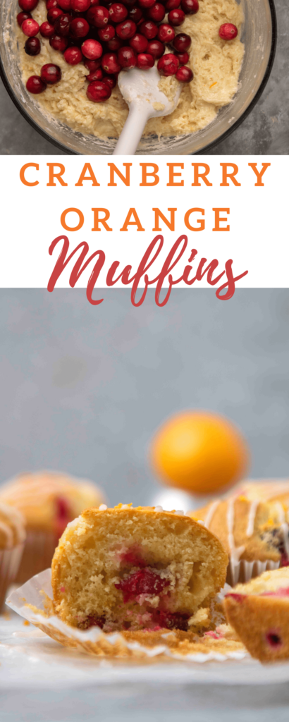 Moist cranberry orange muffins