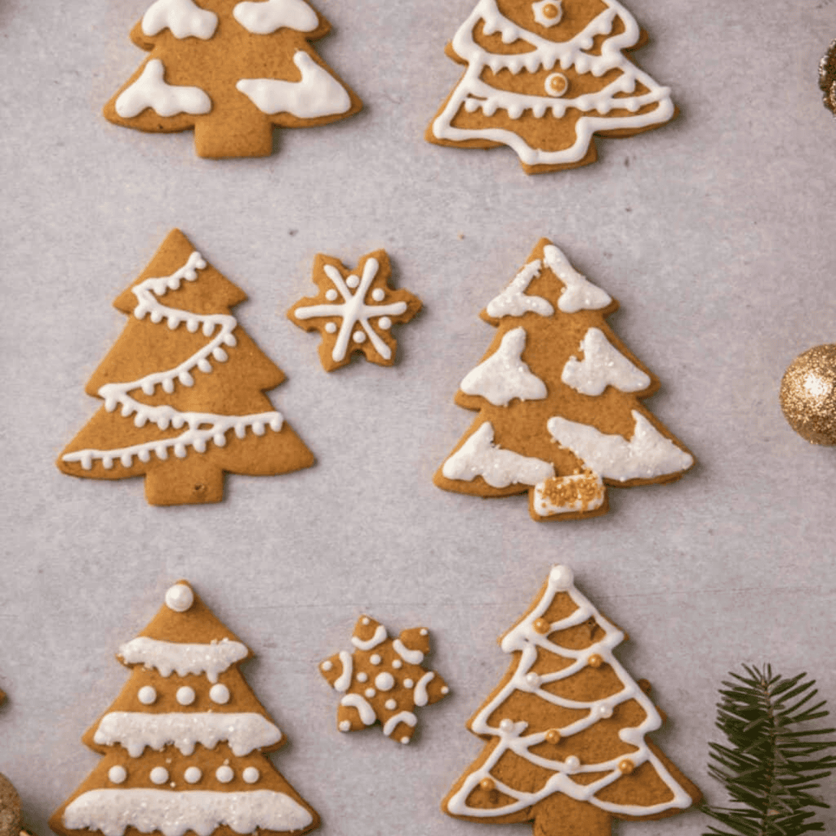 Easy no spread Gingerbread cookies (for Decorating)