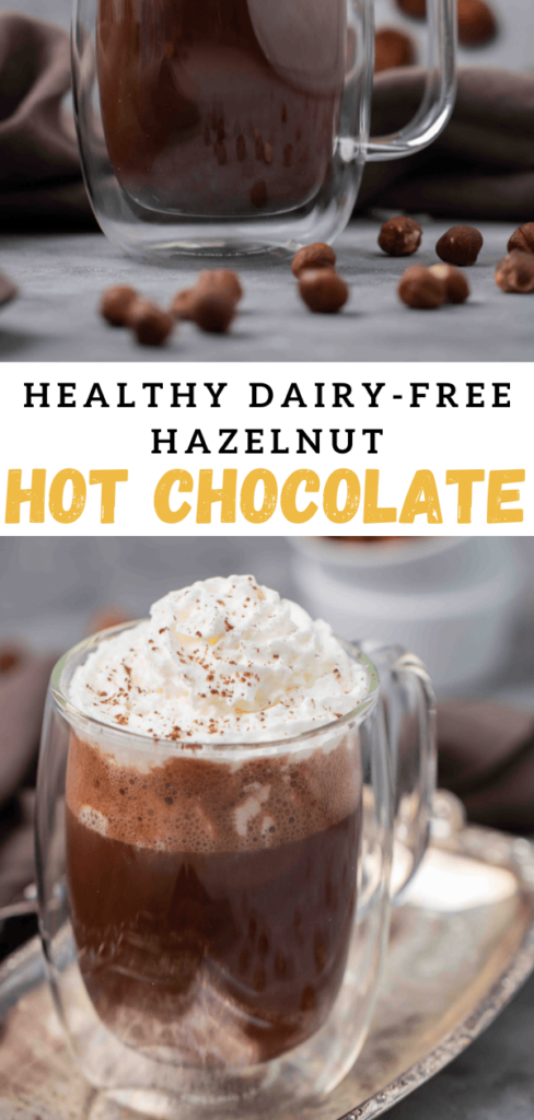 How to make vegan hazelnut hot chocolate