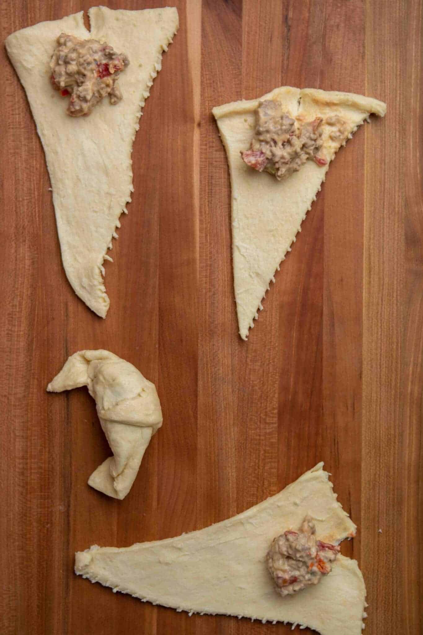 Quick Rotel cheese & ground beef crescent rolls Lifestyle of a Foodie