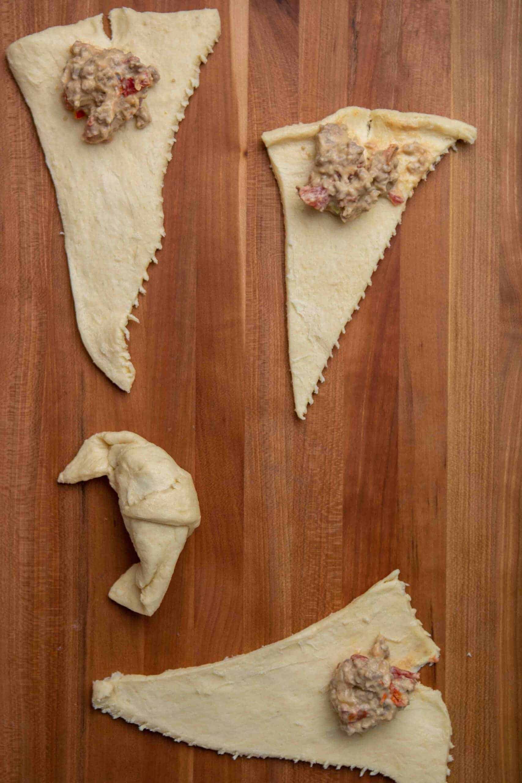 Quick Rotel cheese & ground beef crescent rolls Lifestyle of a Foodie