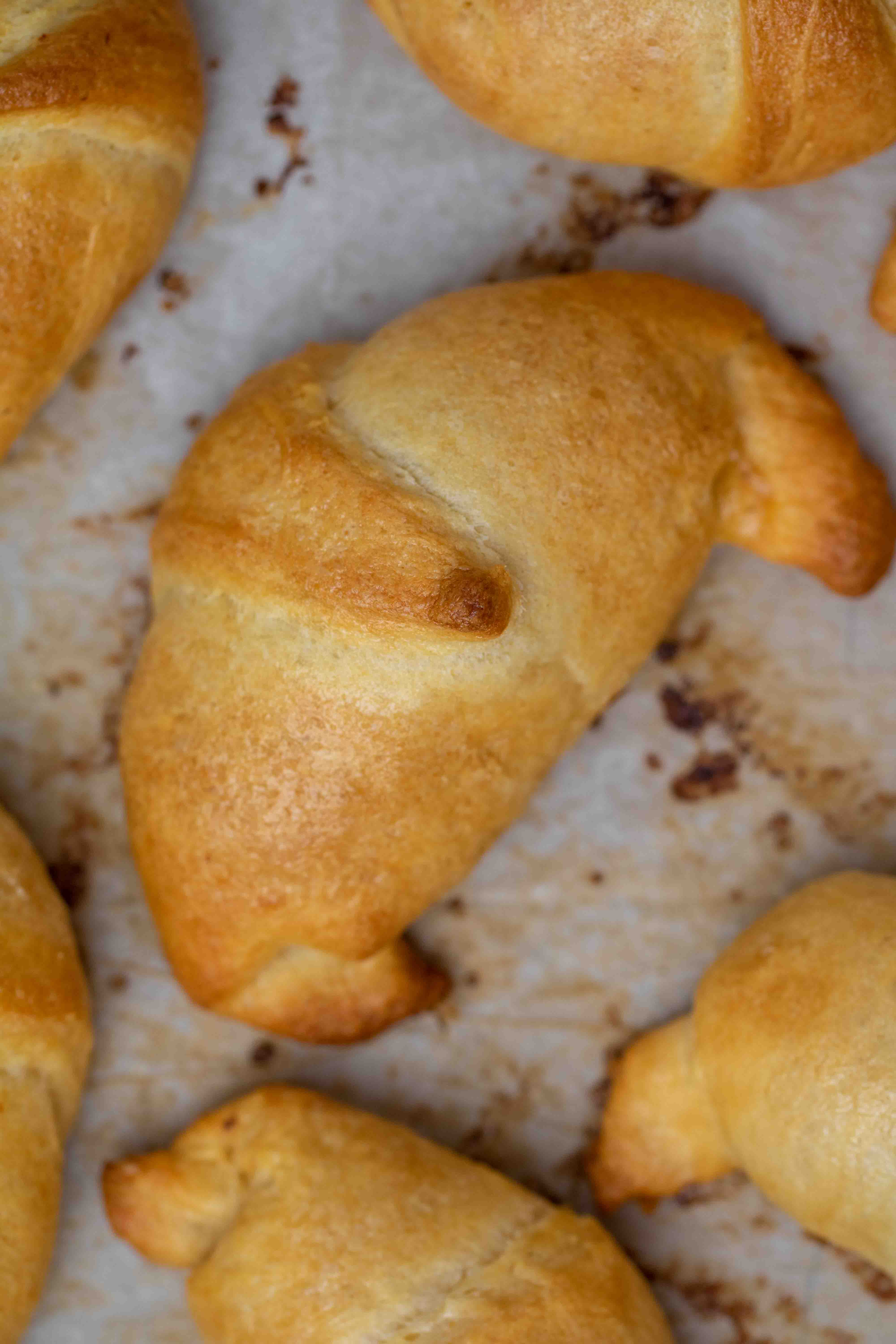 Cheese and ground beest crescent rolls
