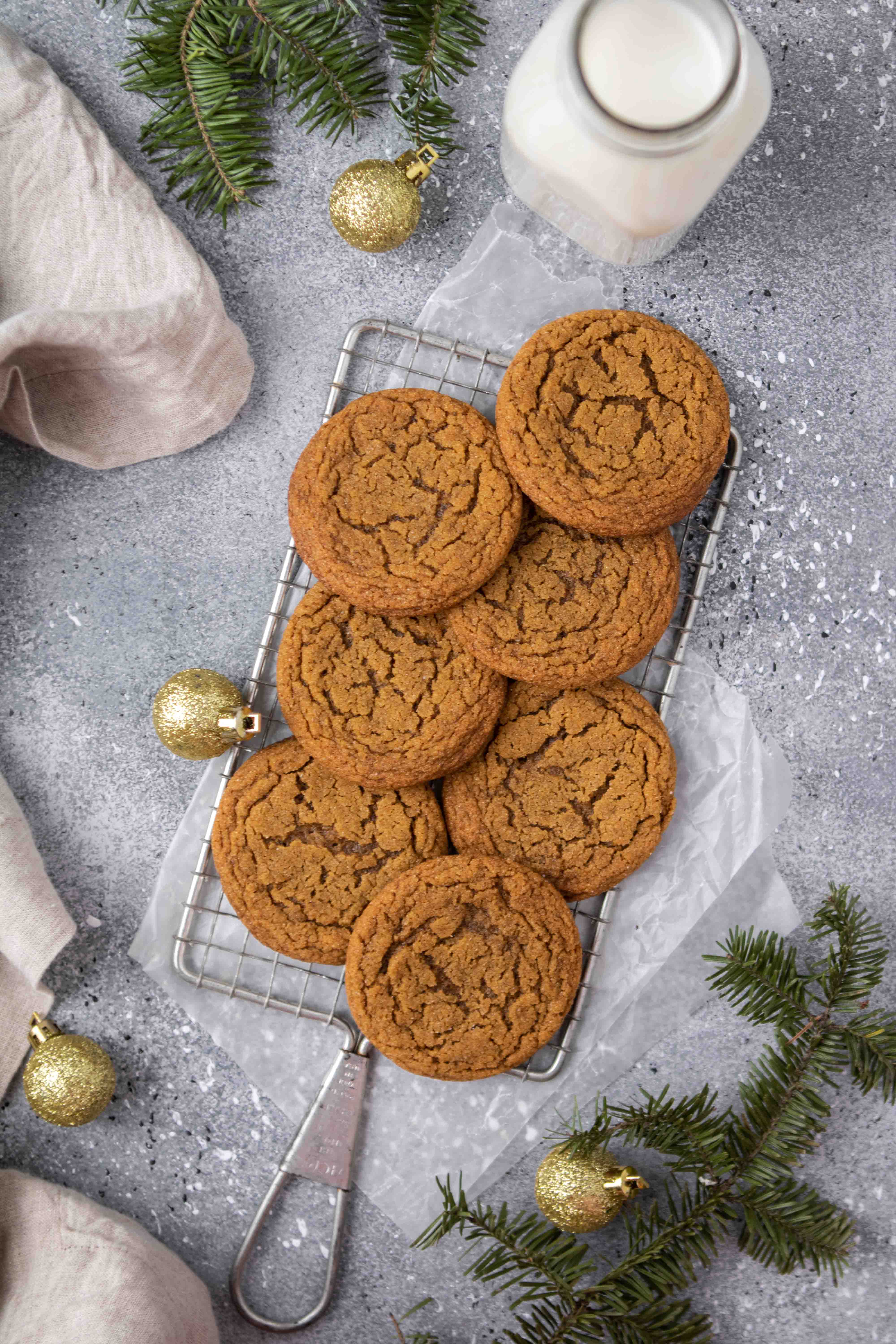 Overhead photography of cookies