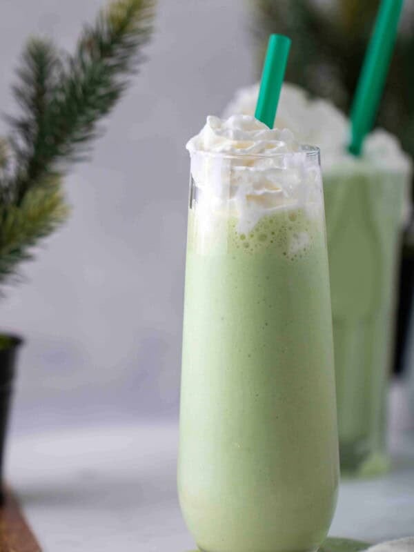 Green tea matcha frappuccino