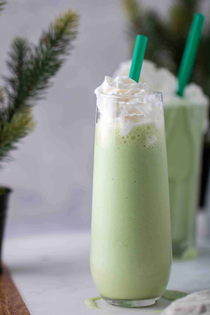 Green tea matcha frappuccino
