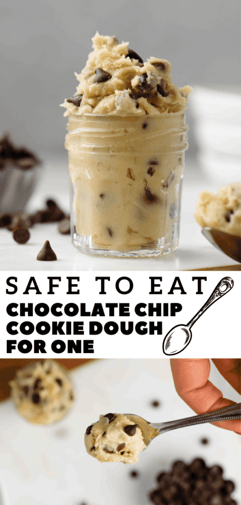 Collage of cookie dough for pinterest 