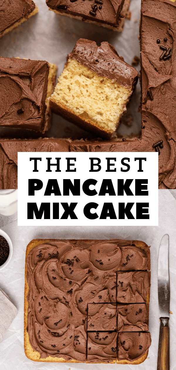 Easy Vanilla Pancake Mix Cake Lifestyle of a Foodie