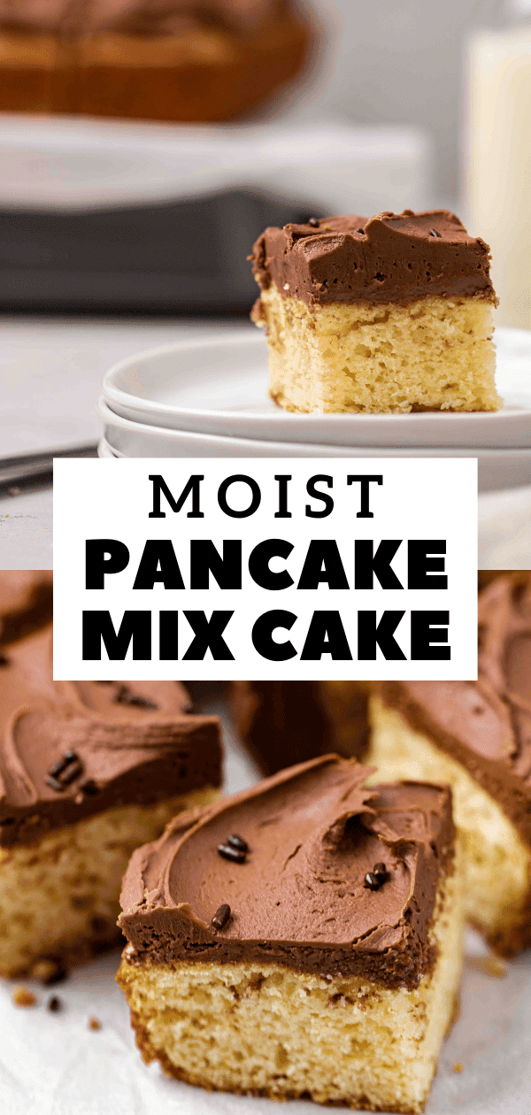 Easy Vanilla Pancake Mix Cake