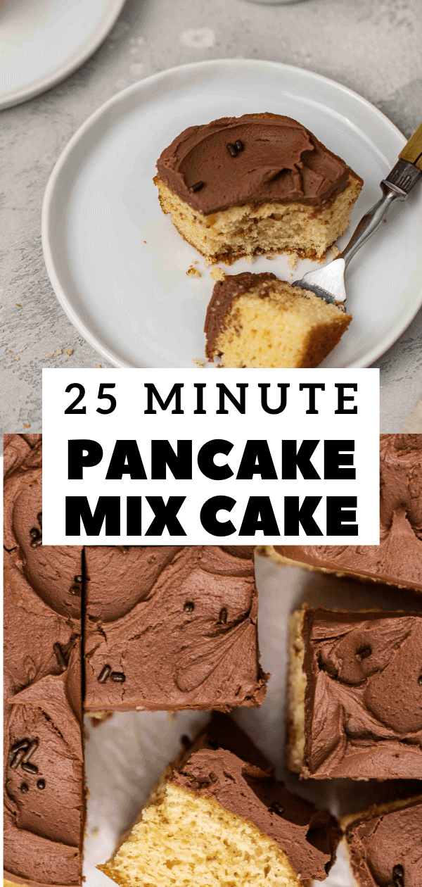 Easy Vanilla Pancake Mix Cake Lifestyle of a Foodie