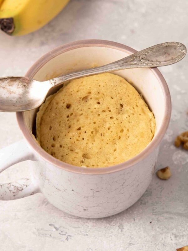 Banana bread mug cake recipe