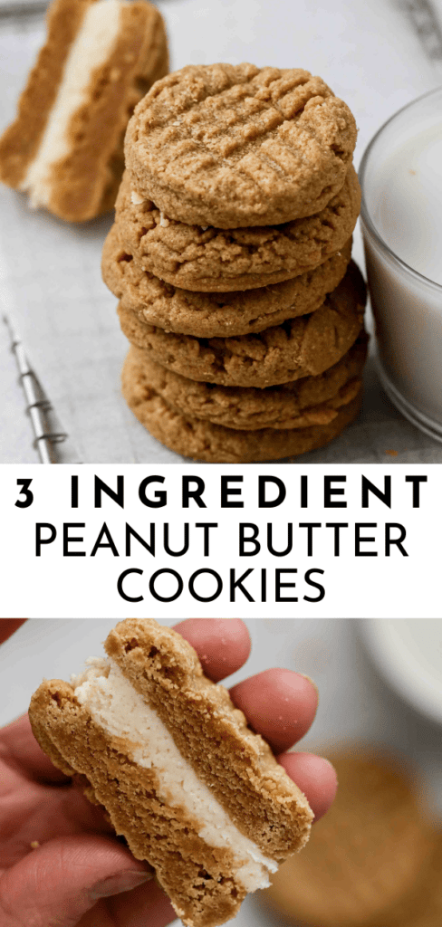 Chewy peanut butter cookies