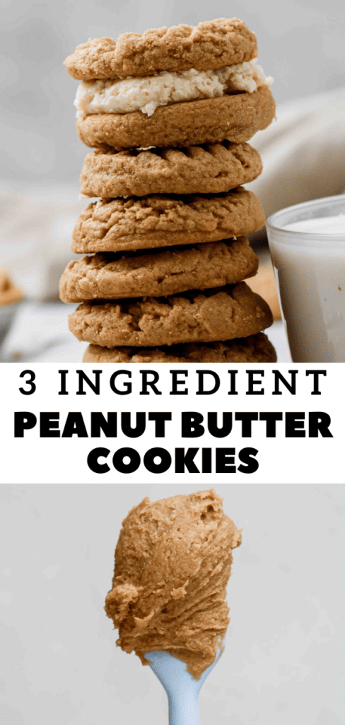 Chewy peanut butter cookies