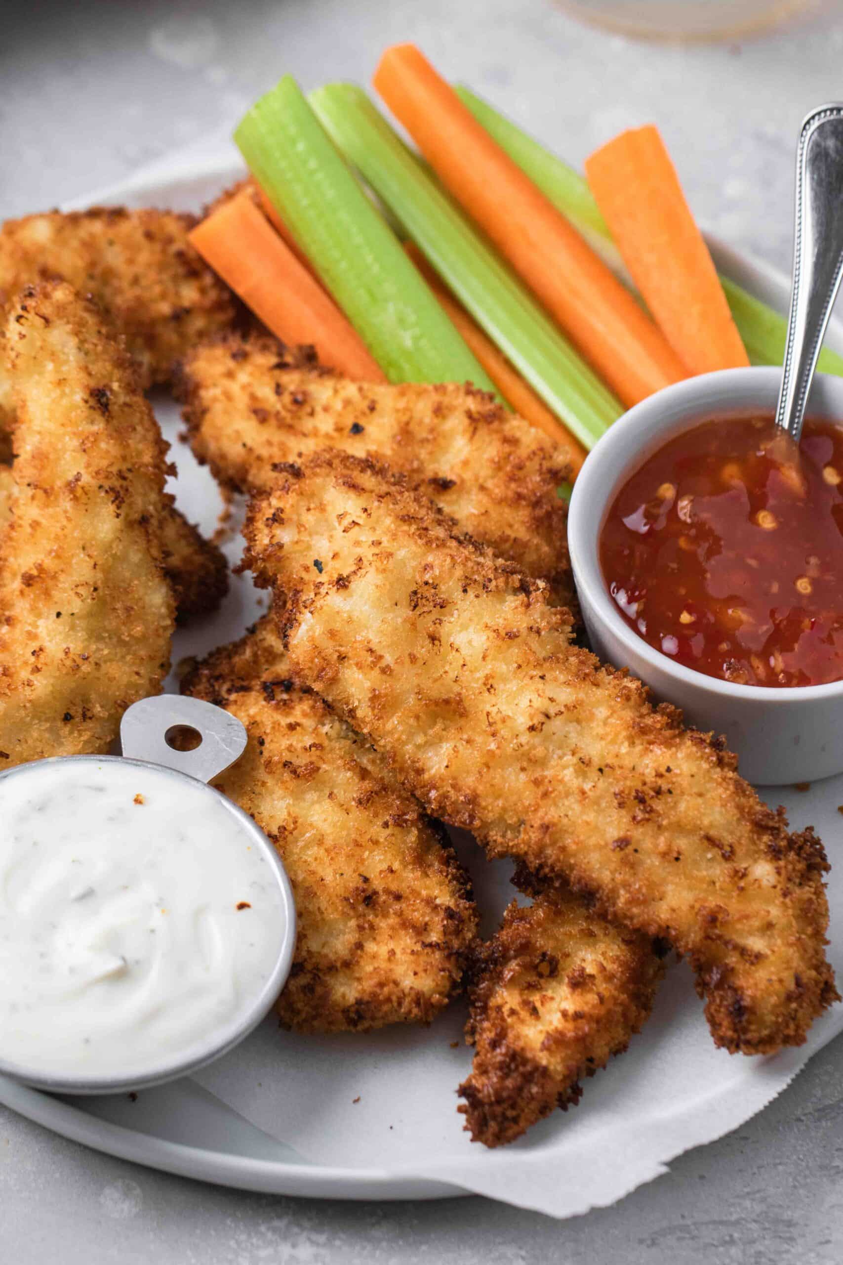 Healthier Air fryer chicken tenders - Lifestyle of a Foodie