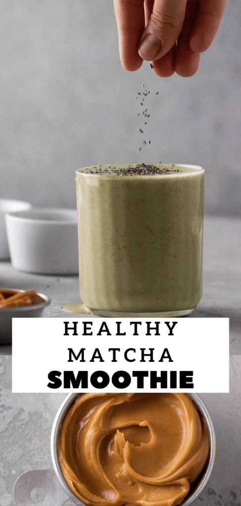 Healthy matcha smoothie recipe