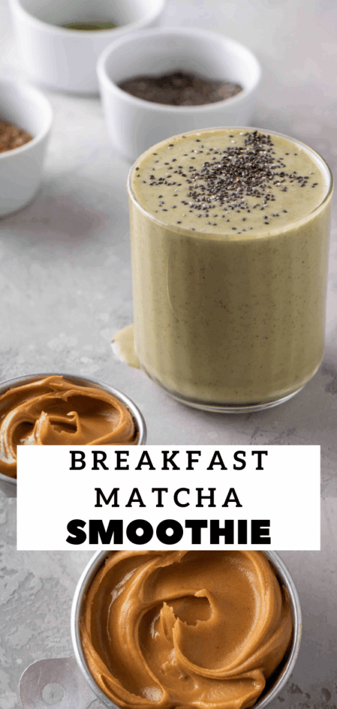 Healthy matcha smoothie recipe