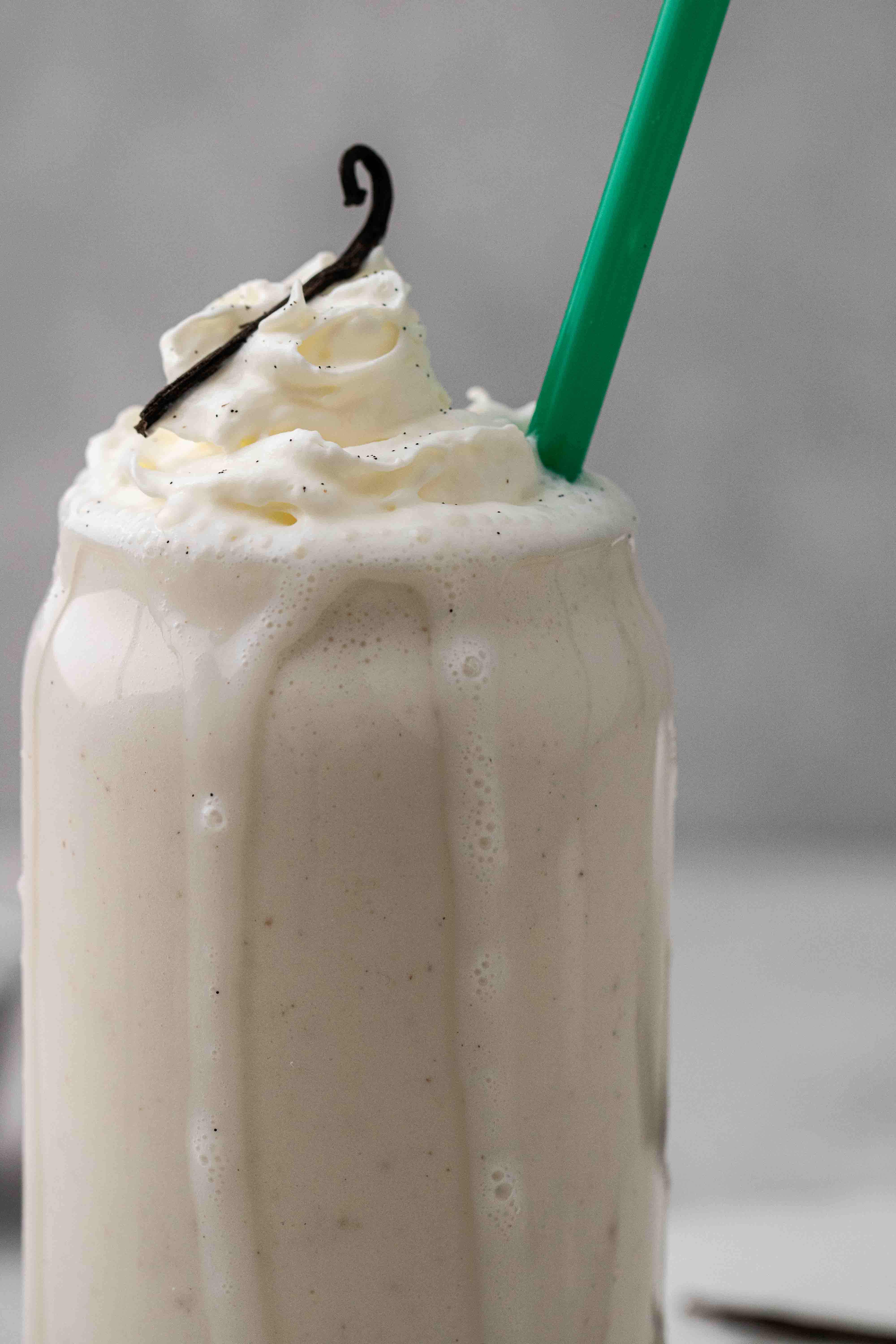 Close up of Starbucks vanilla bean c