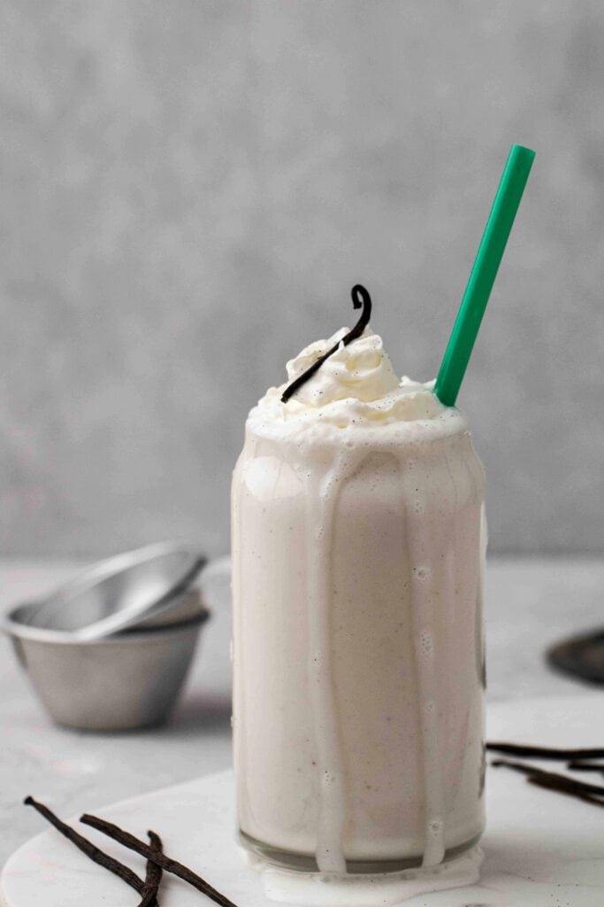 skinny vanilla bean frappuccino calories