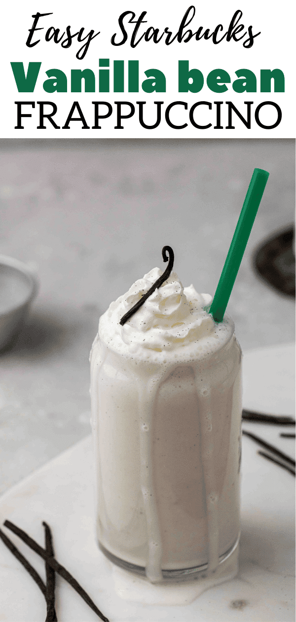 Starbucks Vanilla Bean Frappuccino with No Ice Cream Lifestyle of a Foodie