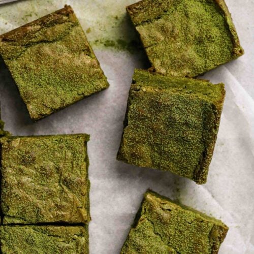 What are matcha brownies