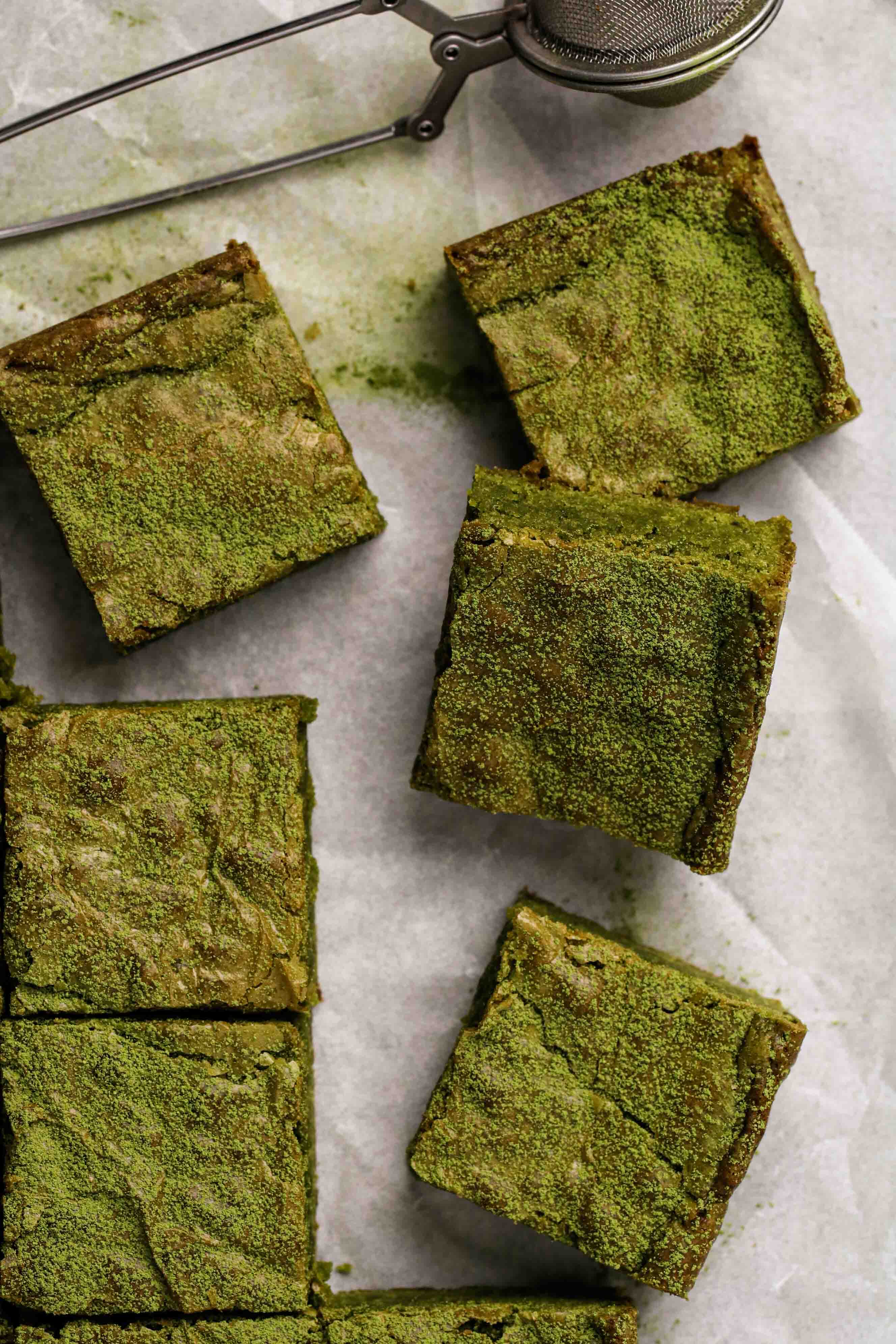 What are matcha brownies