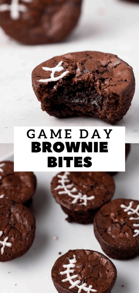 Game day brownie bites