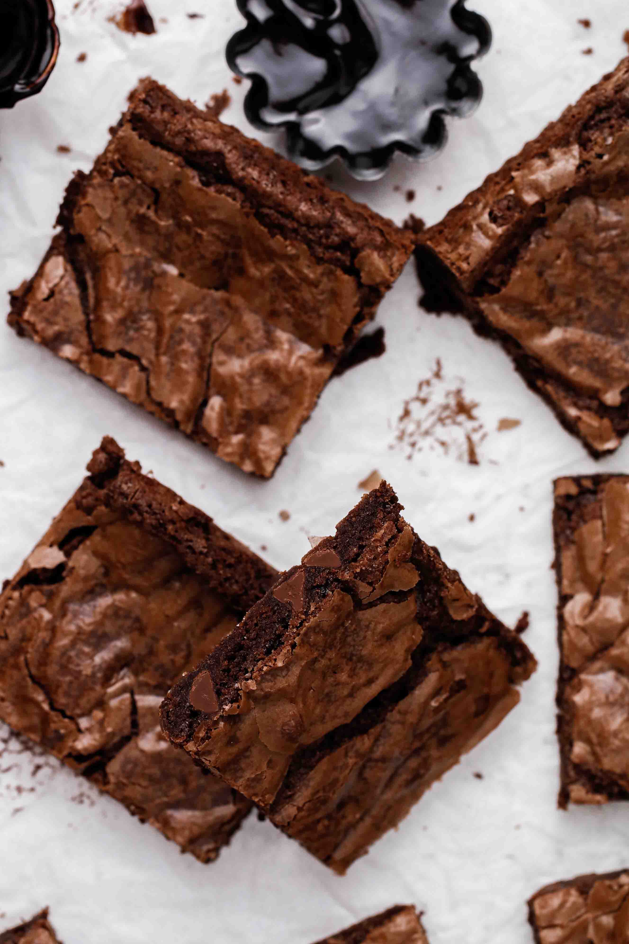 Doctored up boxed brownies