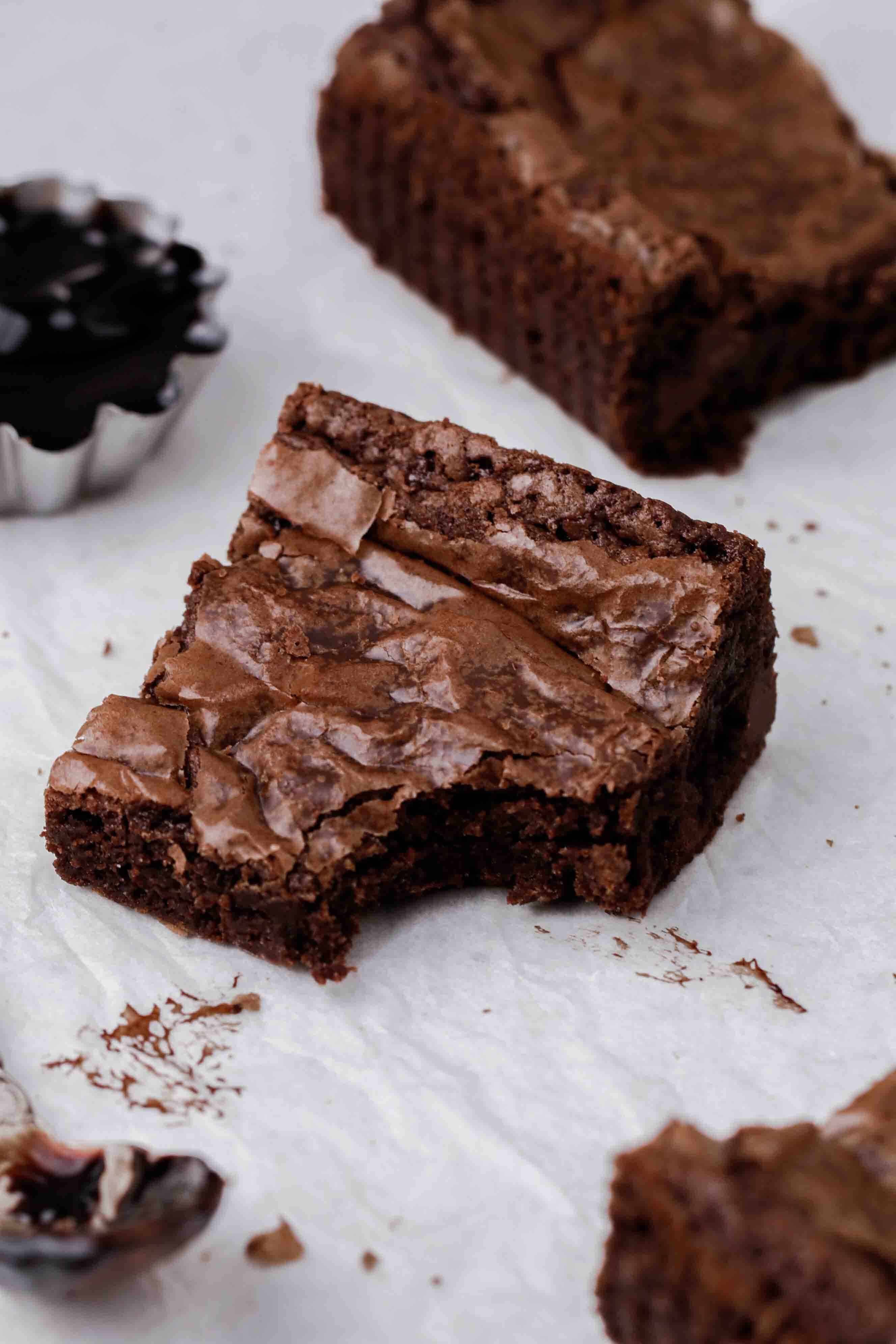 Boxed brownie mix bite