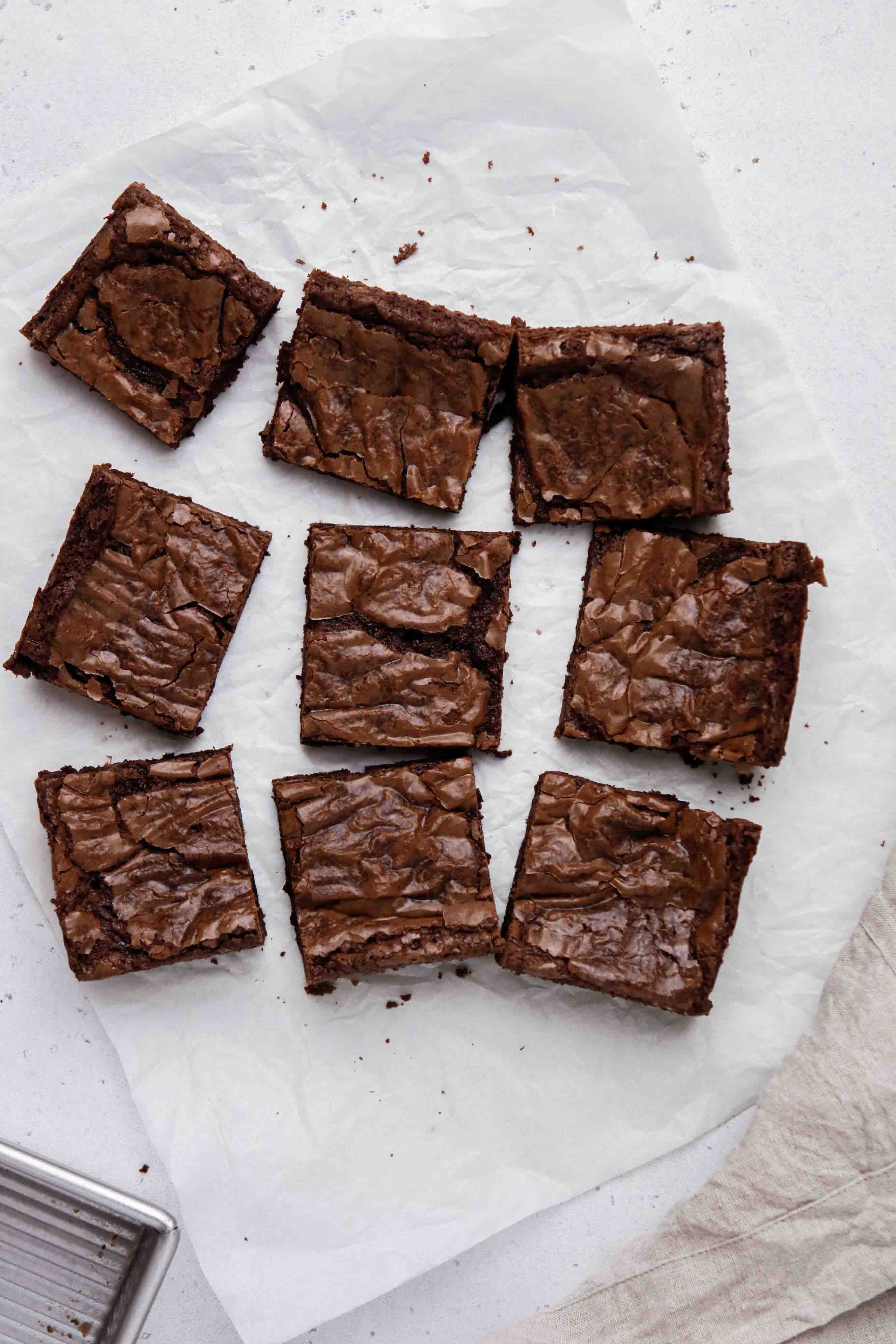 How to cut brownies