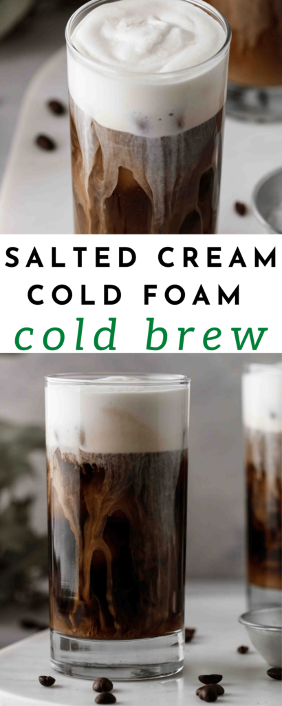 Starbucks salted cream cold foam cold brew