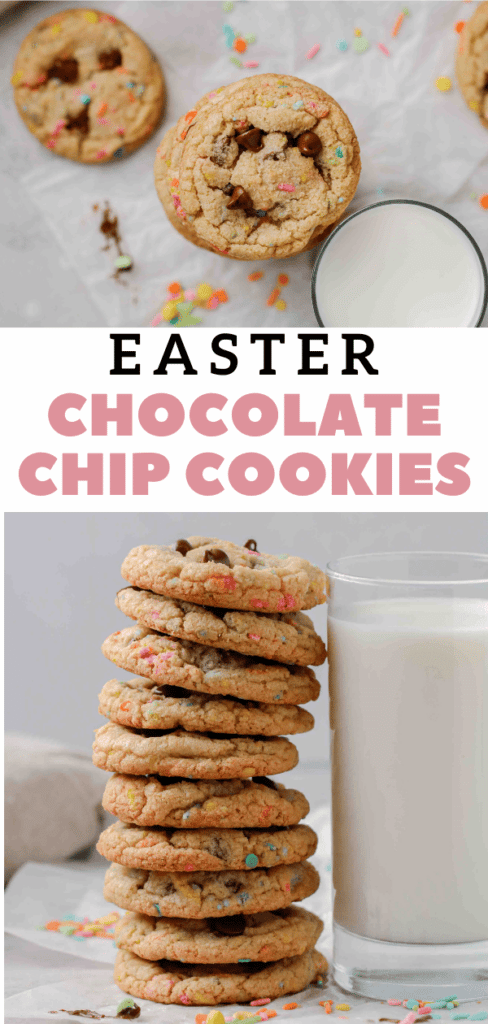 Easy spring chocolate chip cookies