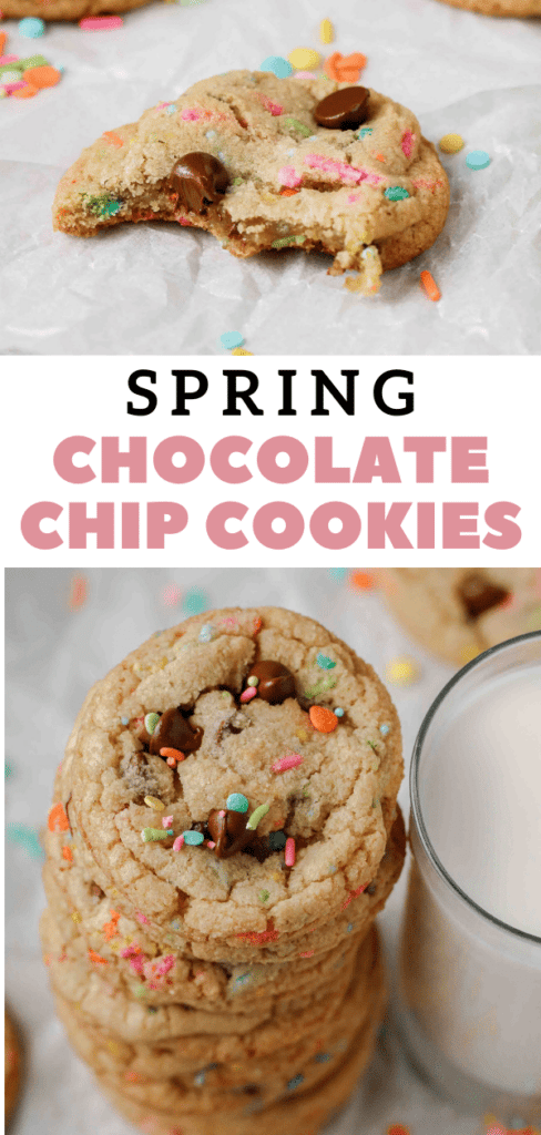 Easter chocolate chip cookies