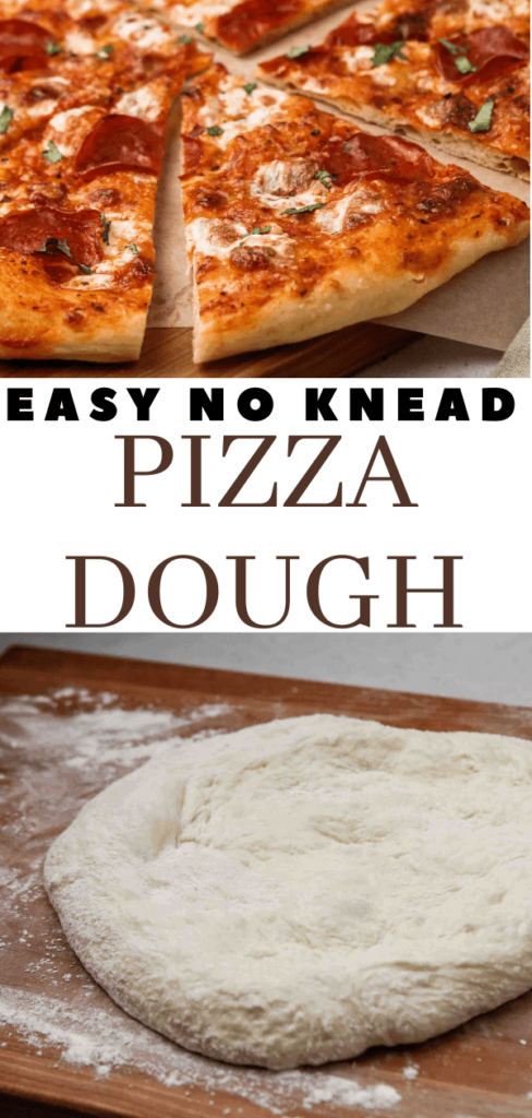 No knead pizza dough recipe