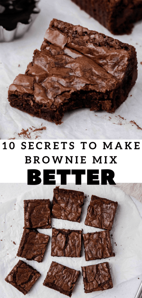 10 secrets on how to make boxed brownies better