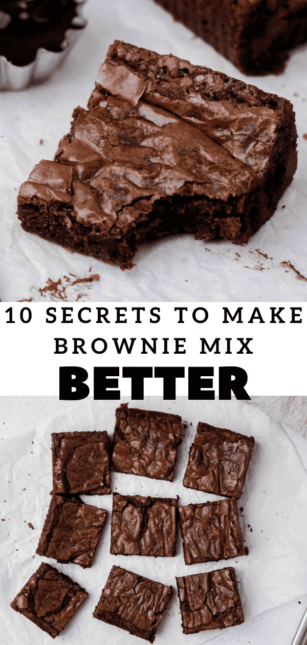 10 Secrets on How to make boxed brownies better? Lifestyle of a Foodie