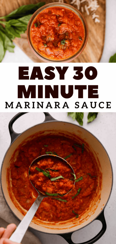 The best weeknight marinara sauce recipe