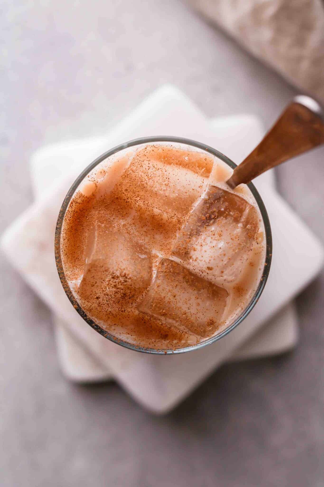 2 Ingredient Starbucks Iced Chai Tea Latte - Lifestyle of a Foodie