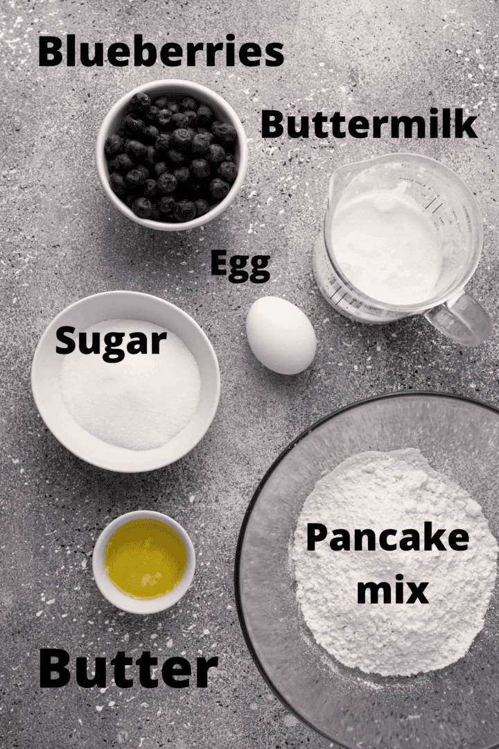 Kid Friendly Blueberry Pancake Mix Muffins Lifestyle of a Foodie